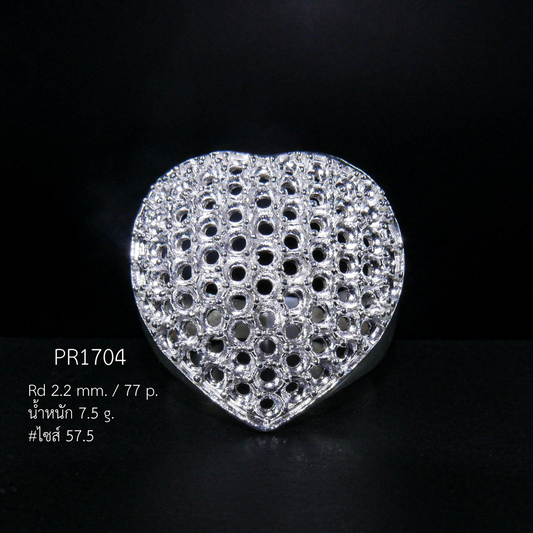 Thaigems ตัวเรือนเปล่า แหวนเงินแท้ 92.5